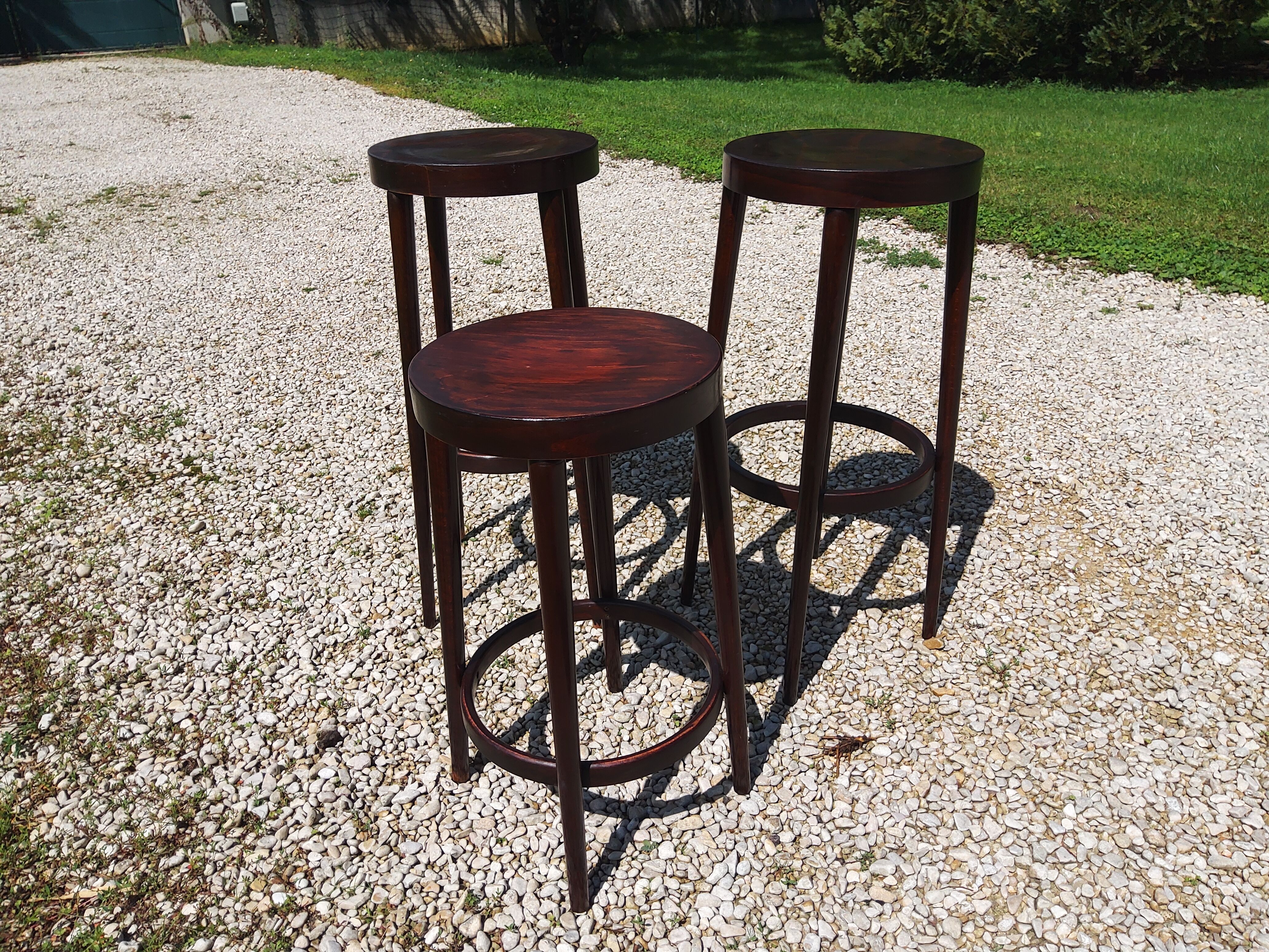 Set of 3 Baumann stools