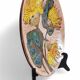 Mid-Century Ceramic Plate by Ruscha, Floral Décor, Germany, 1950s