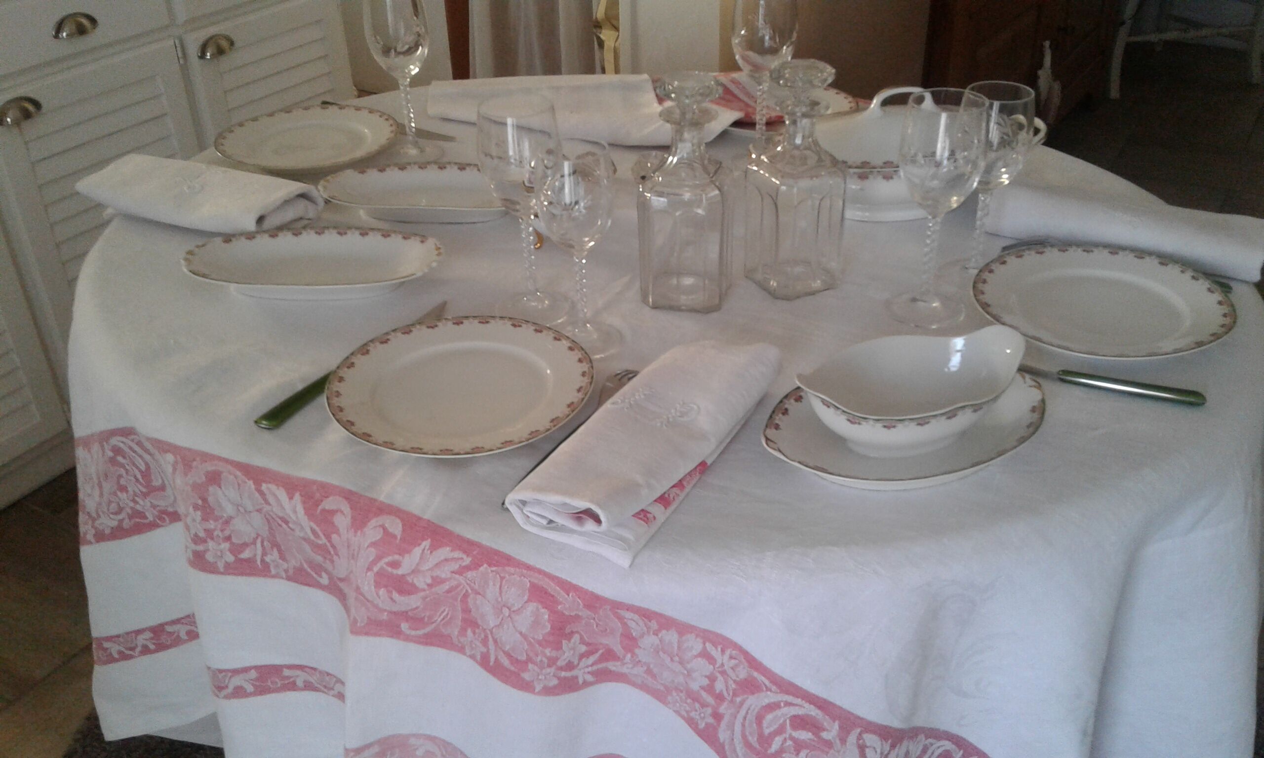 2 round dishes slightly hollow .porcelain Limoges