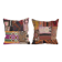 Set of 2 vintage kilim cushion covers 51x51 cm