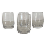 4 crystal whisky glasses by Daum