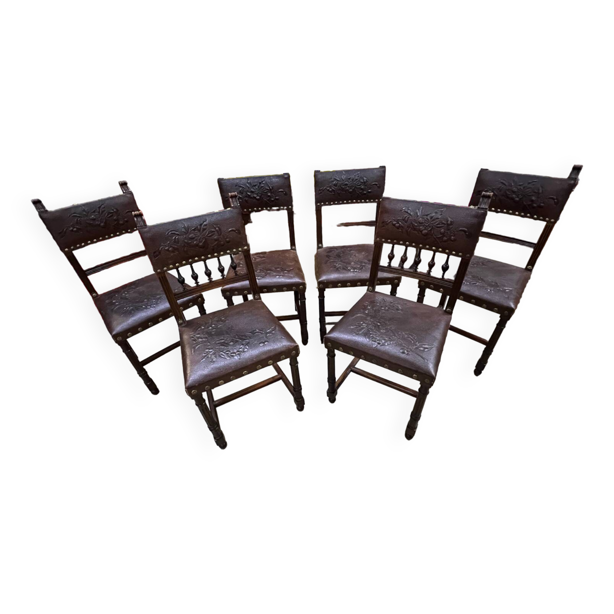 Word of 6 chairs Henri II