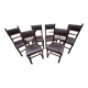 Mot de 6 chaises Henri II