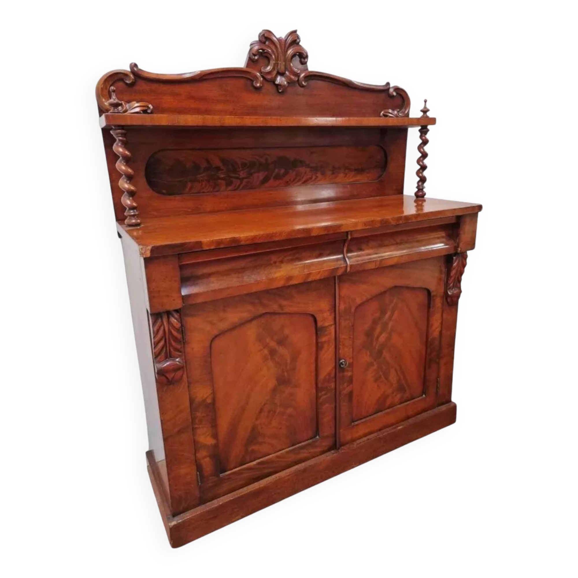 English buffet in mahogany