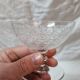 Baccarat crystal champagne glass, Rohan model, 1920
