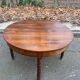 Table à manger ronde extensible par abattant console du 19ème
