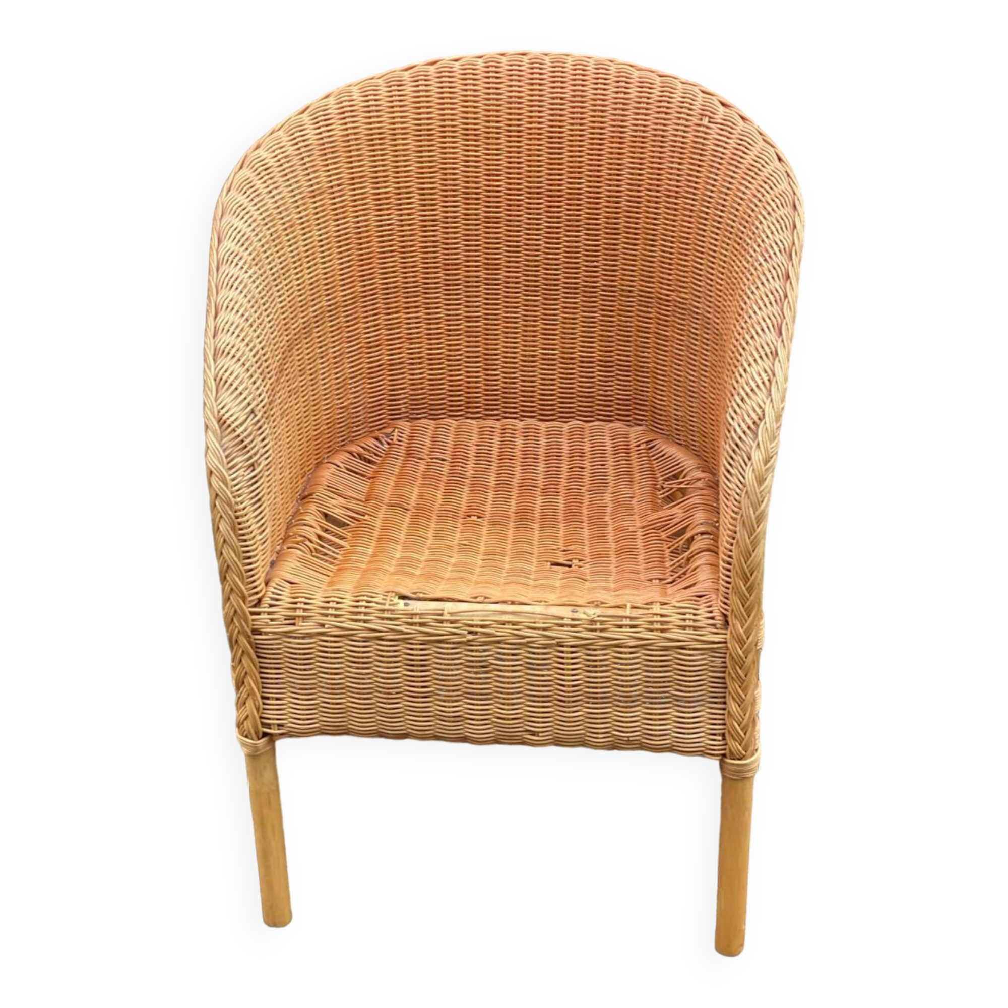 Adult rattan armchair