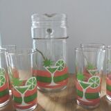 Vintage orangeade service