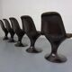 Orbit Chairs by Farner & Grunder for Herman Miller, 1970s, Set of 5