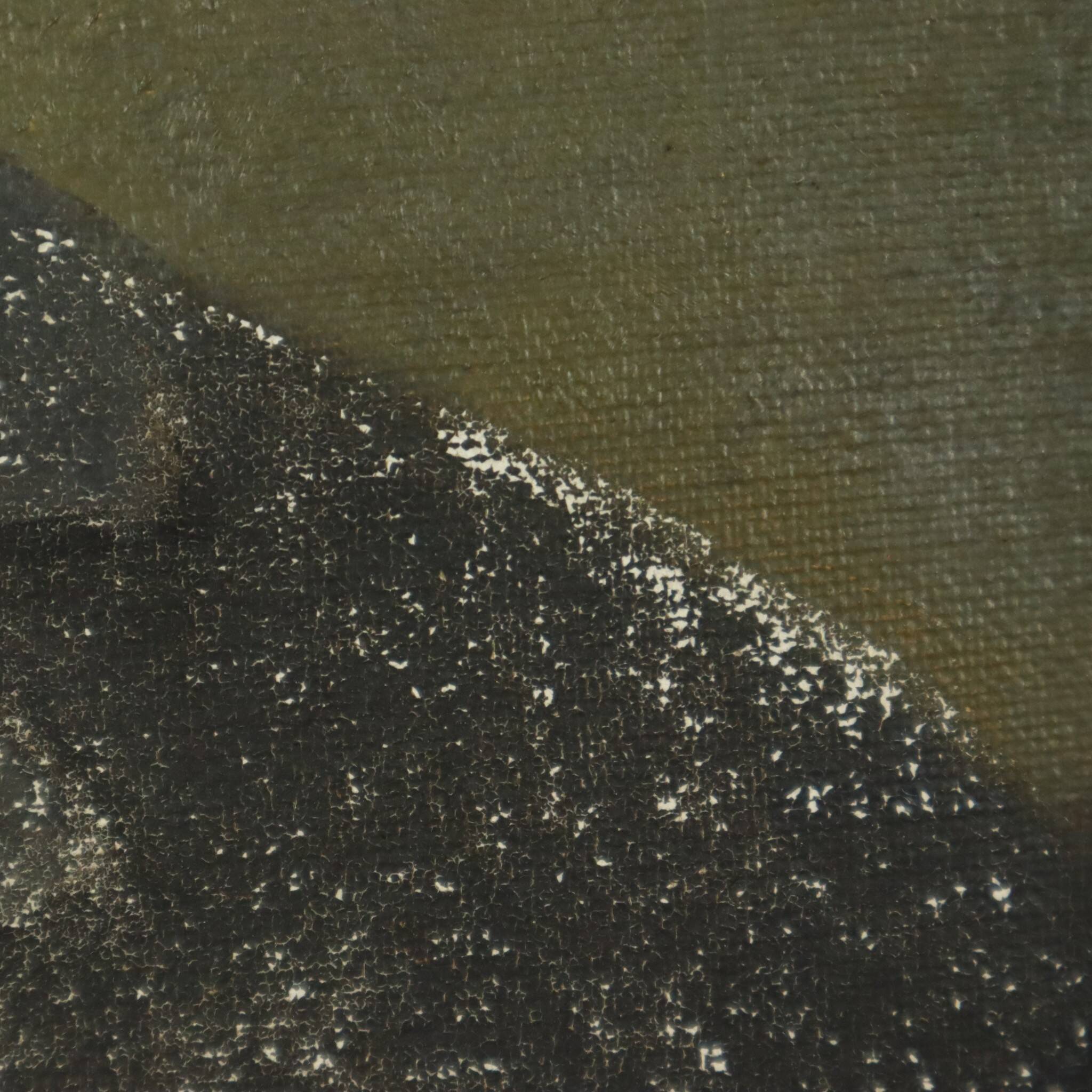 Antique Painting Portrait of a Man Signed Early 20th Century