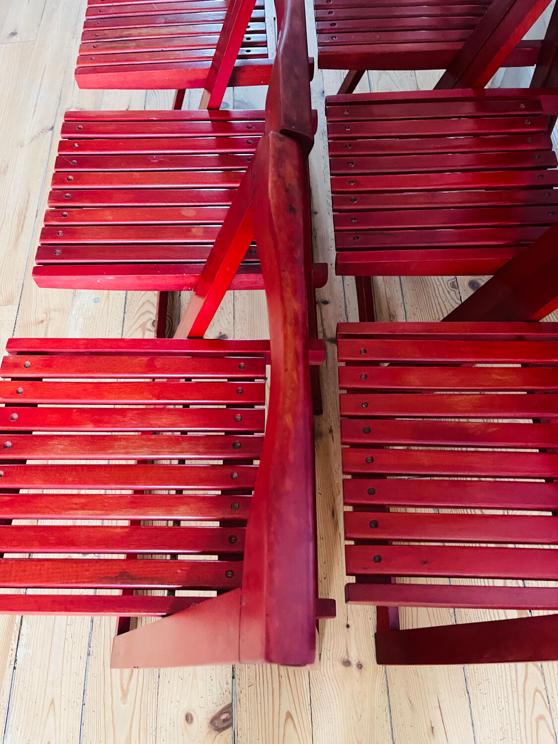 6 Trieste chairs by Aldo Jacober