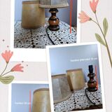 Rustic chic turned wooden bedside lamp haha skin day