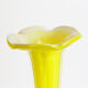 Yellow opaline vase, vintage