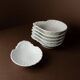 6 vintage ceramic bowls in the shape of a shell - Del Vivo Firenze Italy 1970s