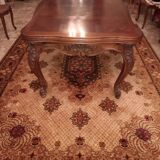 Solid walnut dining table