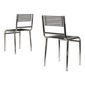 Set of 5 'Sandows' chairs by René Herbst