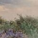 Old painting signed Angelos Giallinas, watercolour on paper from the 1800s.