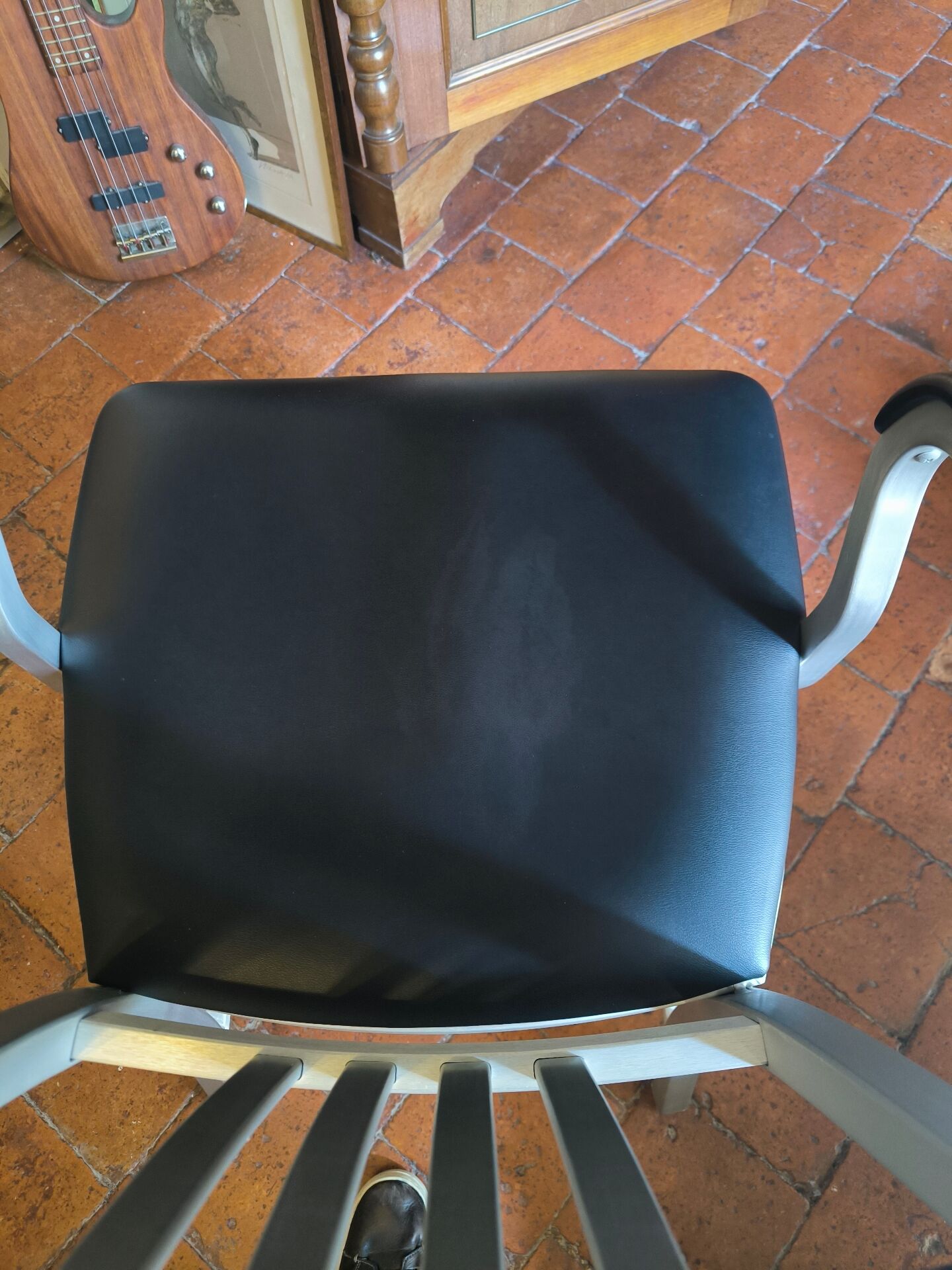 Navy armchair Emeco