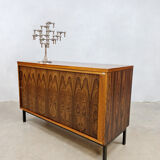 Midcentury rosewood cabinet roller door Eeka