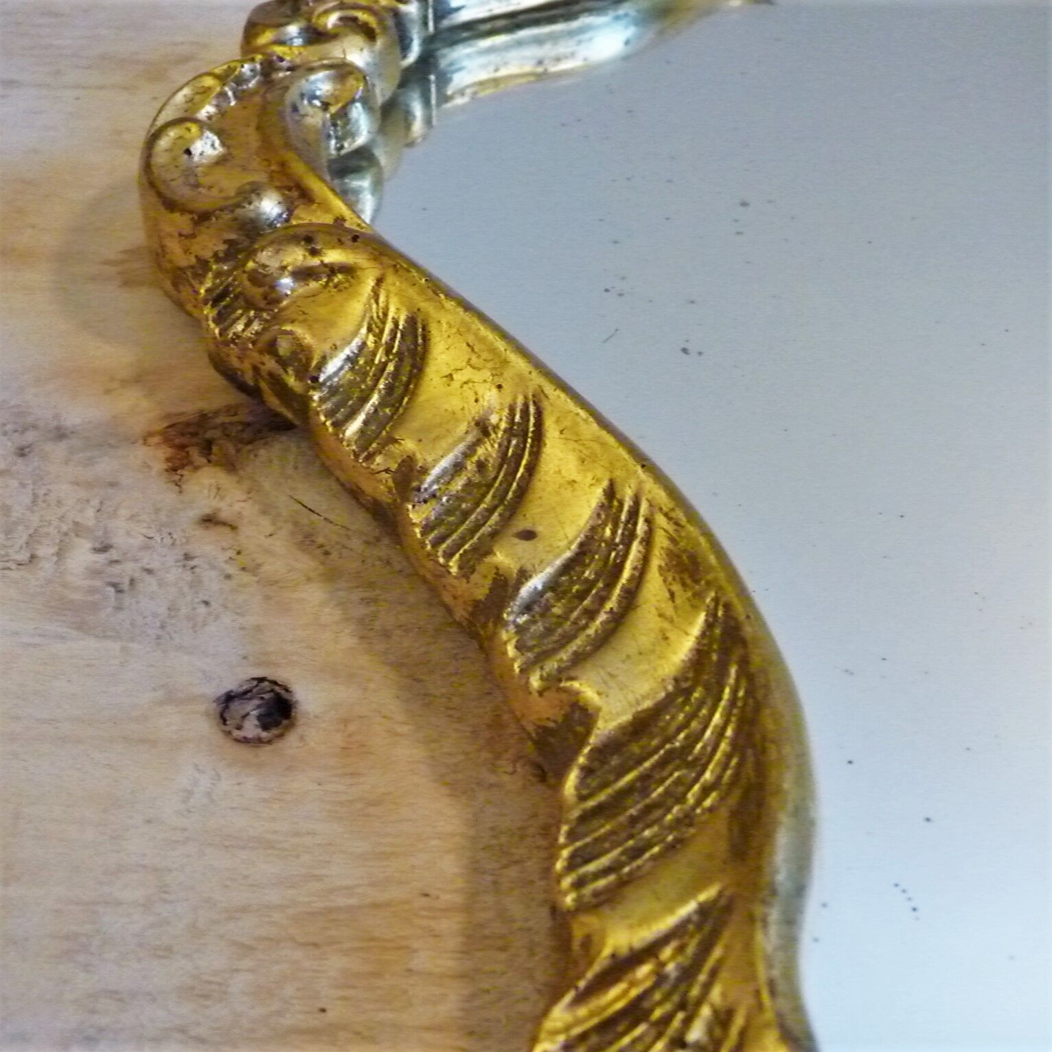 Small Golden Mirror Moulding