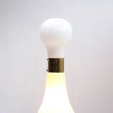 Brillo Floor Lamp in White Murano Glass Attributed to Carlo Nason