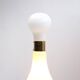 Brillo Floor Lamp in White Murano Glass Attributed to Carlo Nason