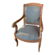 Antique Regency style armchair with complete restoration of the seat