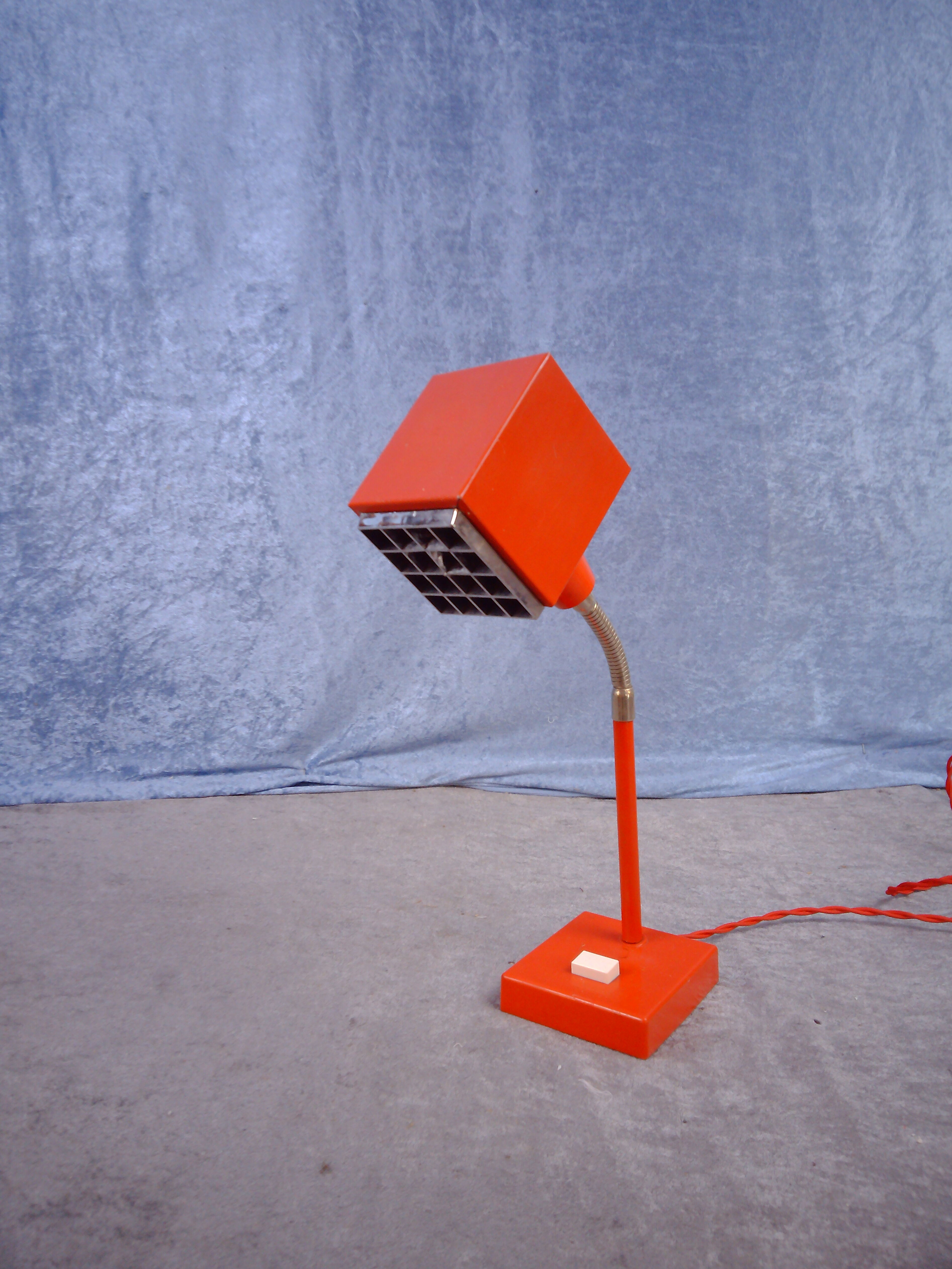 Kuben desklamp by Björn Svensson for Elidus, Sweden. 1970’s