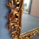 Baroque mirror Louis XV gilded wood ep XIX em - 105 cm