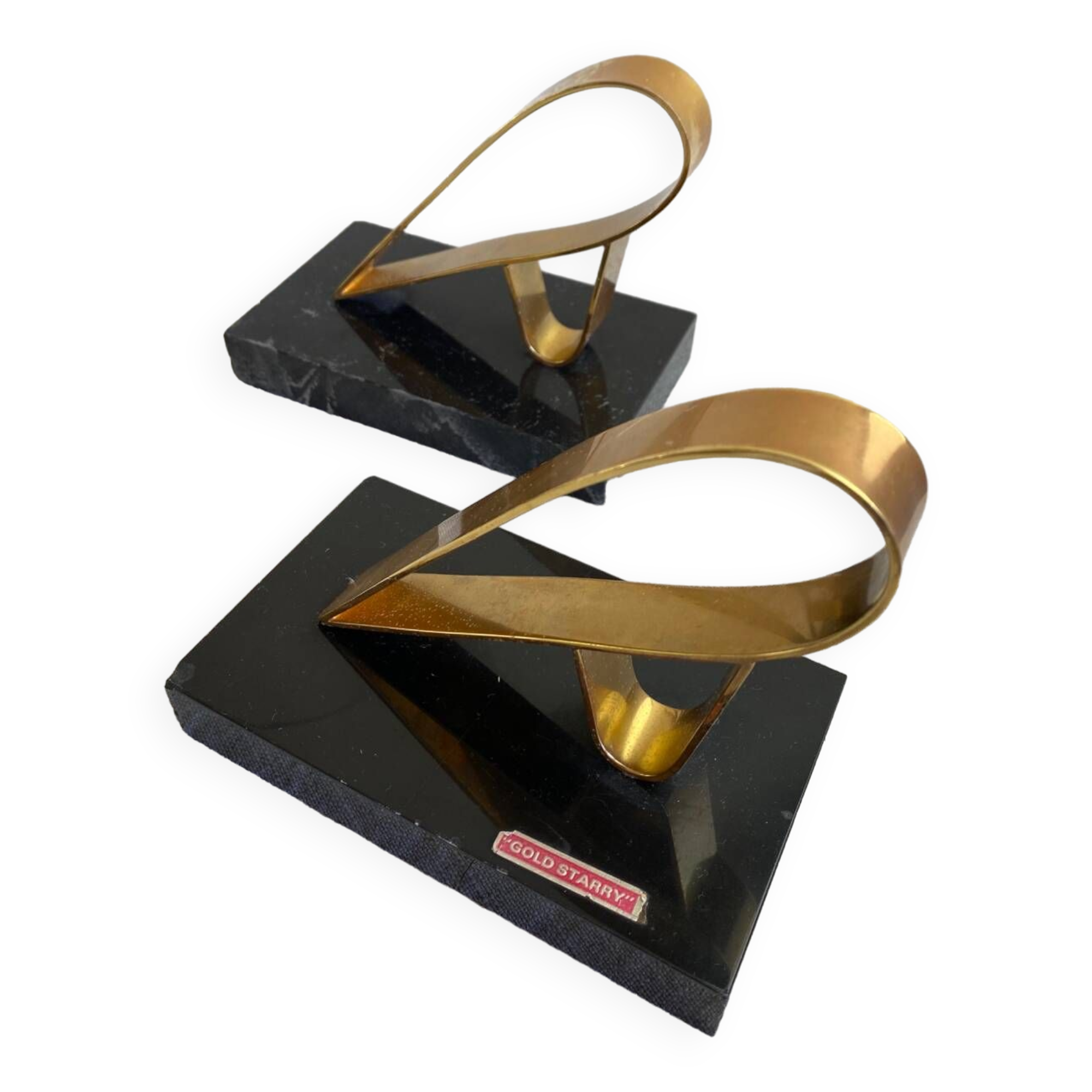 Gold Starry Bookends