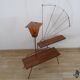 Shelf bookcase with seventies light