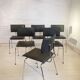 Set of six Sparta leather chairs by Christoph Hindermann for Dietiker, 1990s.