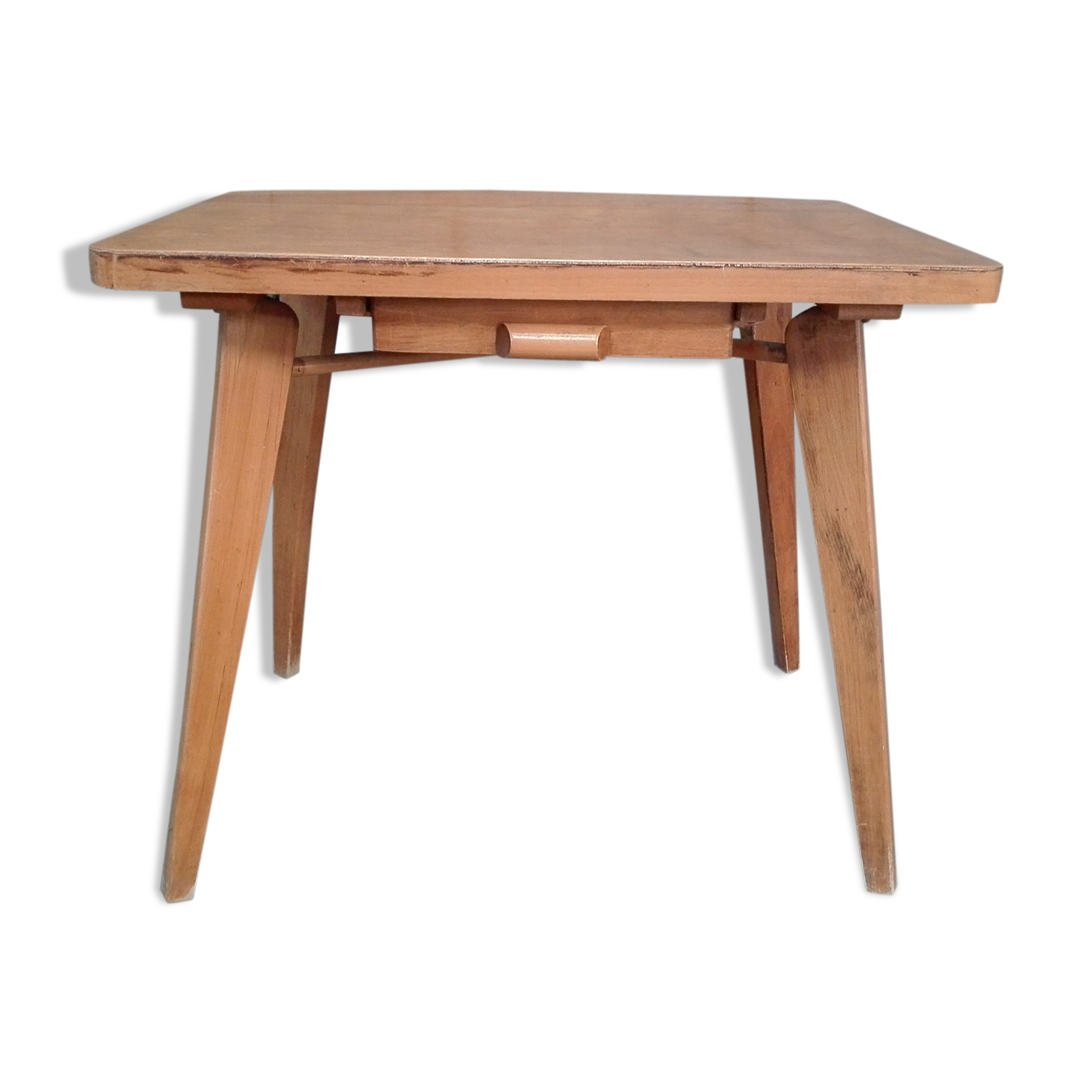 Coffee table or vintage desk compass feet