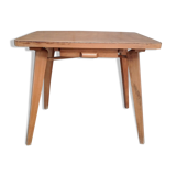 Table basse ou bureau vintage pieds compas