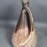 De Denbac art-deco pitcher in flamed sandstone signed around 1910/40 SB
