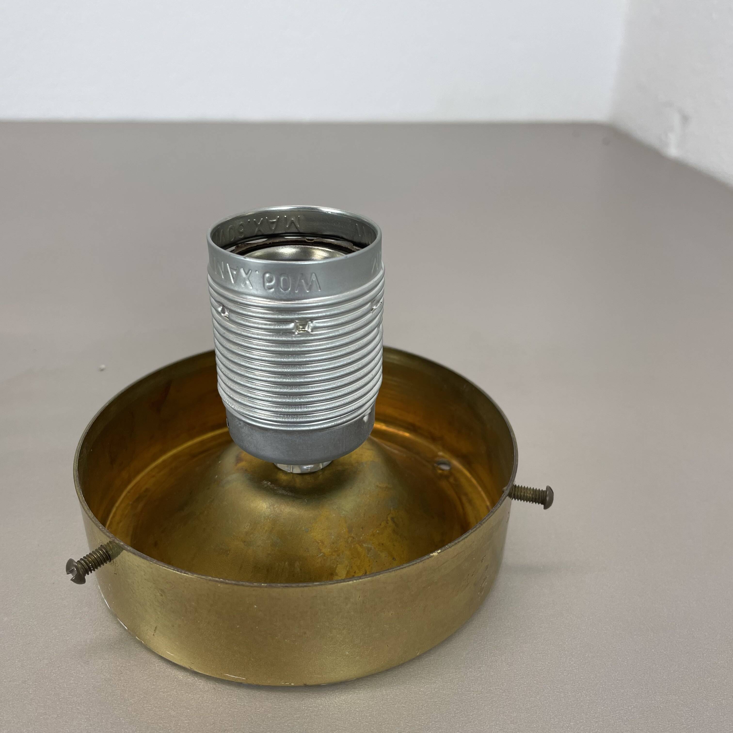 Modernist  "pineapple" ceiling light by glashütte limburg attrib., germany 1970