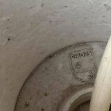 Suspension vintage Louis Kalff avec accent en bois