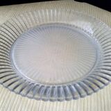 Cloche à fromage sur son plateau Val Saint Lambert