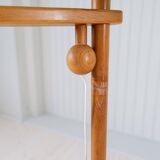 Sculptural modern floor lamps in pine, Yngve Ekström Sweden 1970s