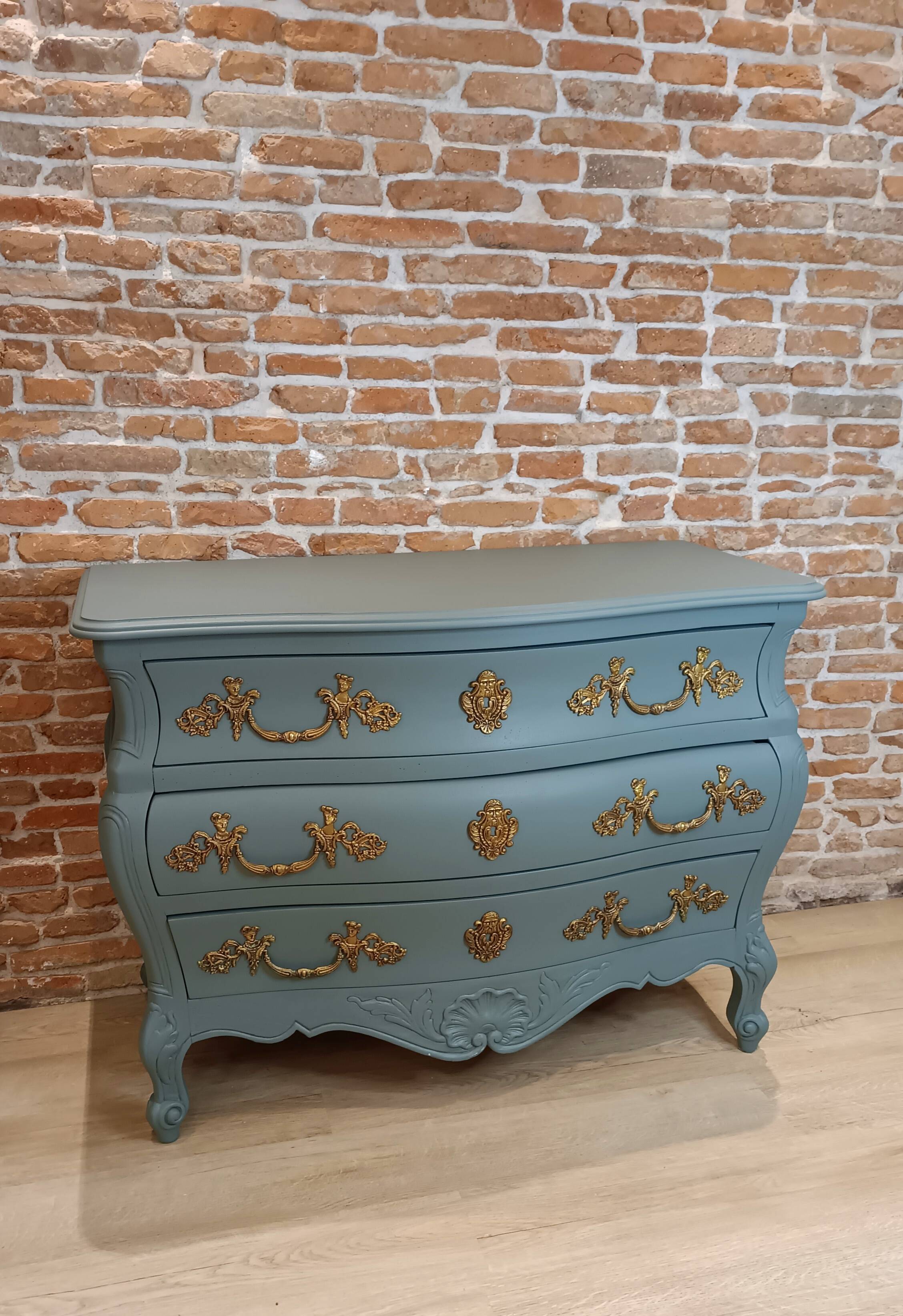 Commode bordelaise gris/vert
