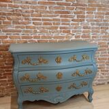 Commode bordelaise gris/vert