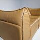 "Pagoda" sectional sofa for 2 in tan leather by De Sede DS-19, 1970s.
