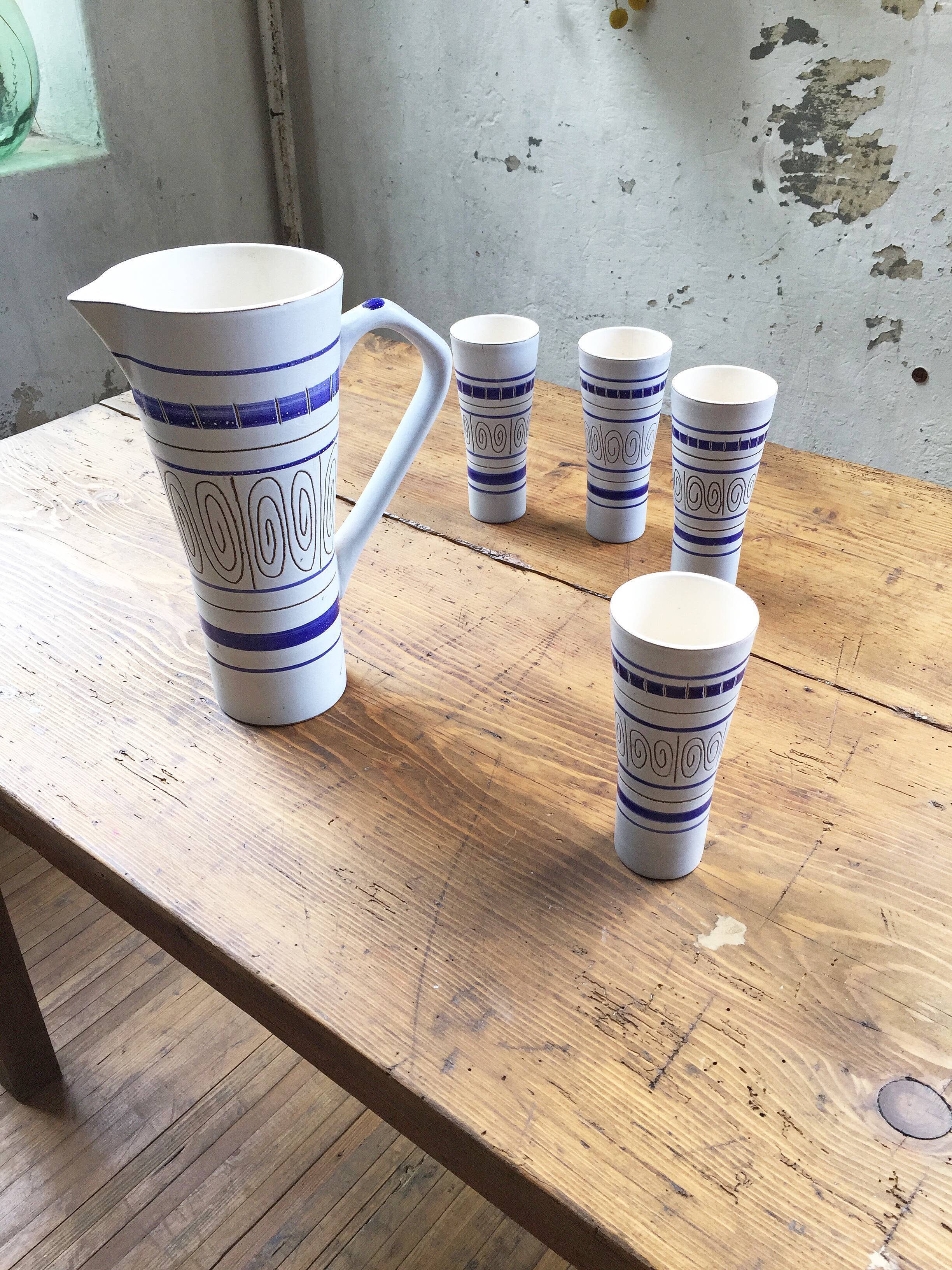 Ceramic lemonade service