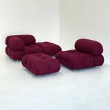 Canapé modulable Camaleonda Bordeaux par Mario Bellini pour B&B Italia