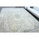 1970s Vintage Persian Handmade Wool Cotton Light Beige Area Rug