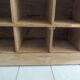 Vintage craft furniture on pitchpin wheels, 18 lockers.