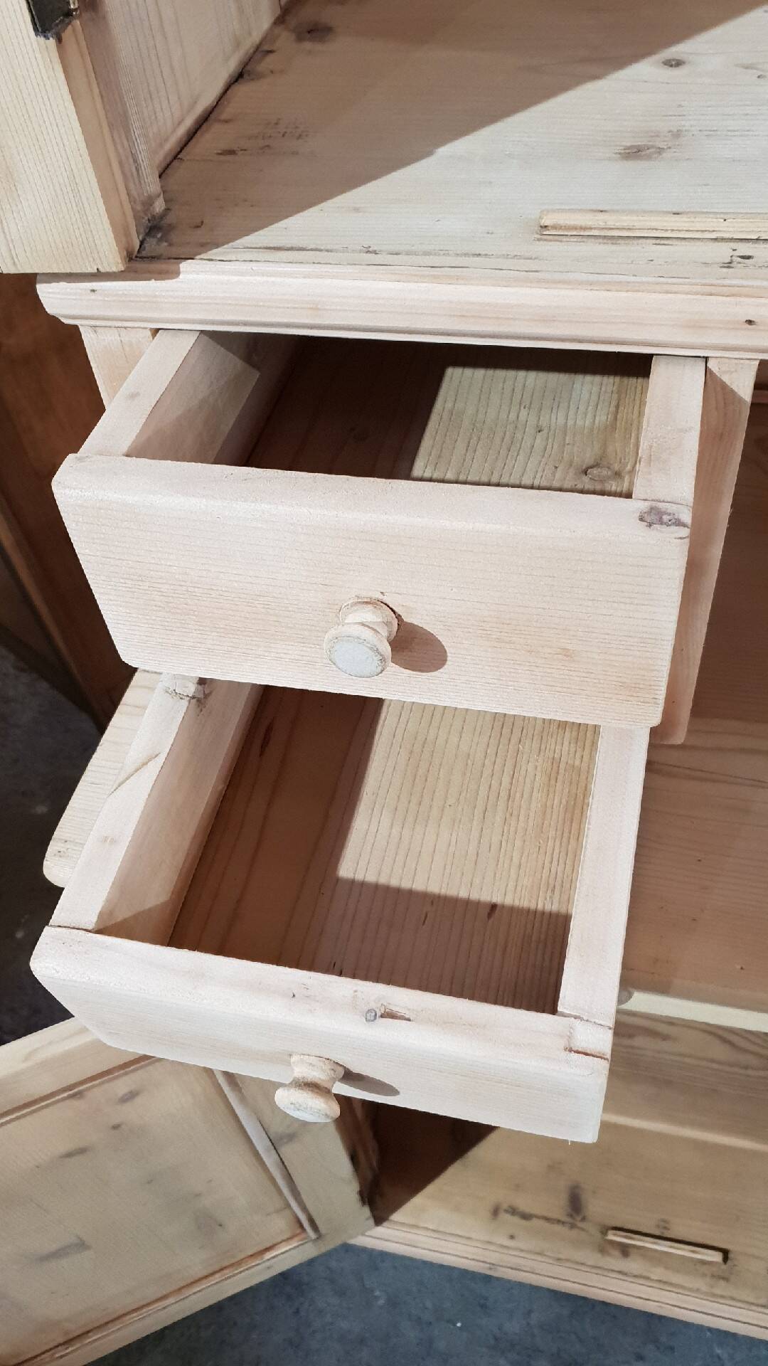 Old sideboard in two parts