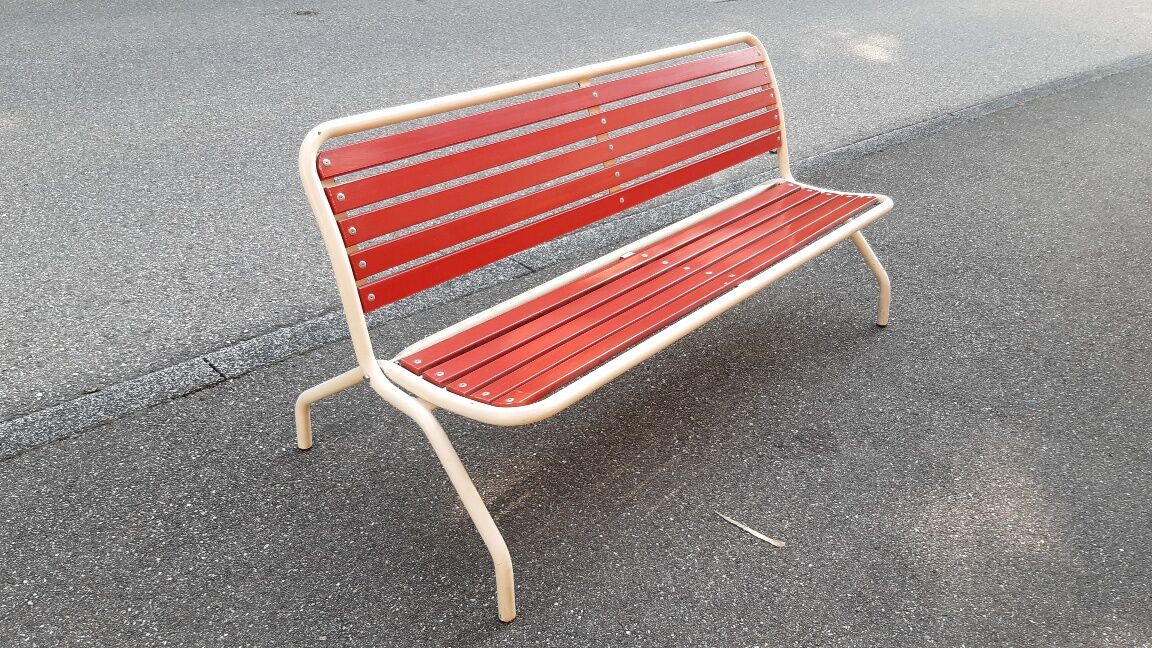 Foldable vintage garden bench
