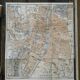 Ancien plan de Lyon - France - 1906 | Décoration murale vintage