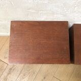 2 vintage bedside tables